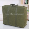 Strong load bearing large thick canvas zipper tote bag